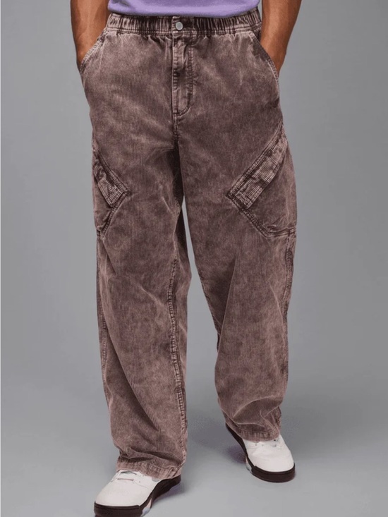 Jordan Other - Jordan Flight Chicago Men's Corduroy Cargo Pants Barogue Brown Size Large
